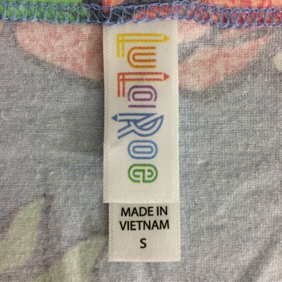 LuLaRoe Womens S Floral Simply Comfortable T-Shirt - Picture 5 of 6